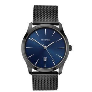 Sekonda Men’s Black Milanese Watch